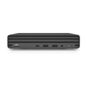 PC Sobremesa HP 260 G4 mini en color negro. Equipado con un procesador Intel Core i3, 8 GB de RAM y un SSD NVMe de 128 GB para un rendimiento rápido y almacenamiento eficiente. Funciona con el sistema operativo Windows 11. Un PC compacto y potente de HP, ideal para tareas diarias y productividad en un espacio reducido.
