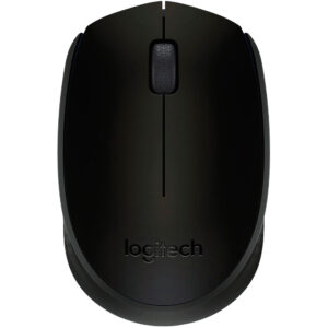 Ratón inalámbrico Logitech M171 en color negro. Un ratón ergonómico y confiable que ofrece una conexión inalámbrica estable y sin complicaciones. Diseñado para un uso cómodo y preciso, es perfecto para el trabajo y la navegación diaria. Compatible con múltiples dispositivos y con una duración de batería prolongada, el ratón Logitech M171 es una elección confiable y conveniente para tus necesidades informáticas.