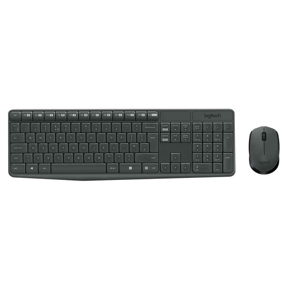 Teclado y Ratón Inalámbricos Logitech Wireless Combo MK235 - Imagen 2