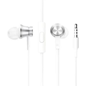Auriculares Intrauditivos Xiaomi Mi In Ear Basic, con Micrófono, Jack 3.5, Plateados