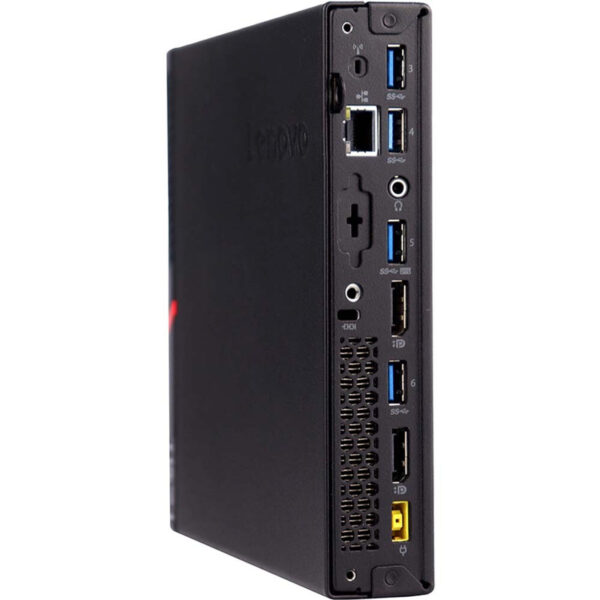 PC Sobremesa Lenovo Thinkcentre M710q Tiny, Intel Core i5 7ªgen, 8 GB RAM, 256 GB SSD, Windows 11 PRO, Negro (Envío en 24h) - Imagen 2