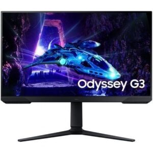 Monitor Gaming Samsung Odyssey G3 S27DG304EU, 27", Full HD, 1ms, 180Hz, VA, Regulable en altura, Negro