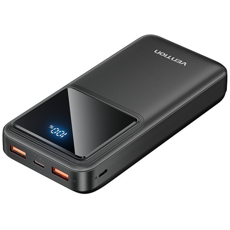 Powerbank 20000mAh Vention FHLB0, 22.5W, Negra